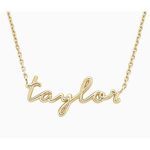 Brilliant Earth Script Name Necklace